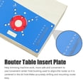 thumbnail image 2 of Graflsoa Plaque d'Insertion de Table de Défonceuse en Alliage d'Aluminium avec 4 Anneaux Rouges et Vis pour Outils de Menuiserie, 2 of 6