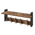 thumbnail image 3 of jifeng Coat Rack Wall Mount Wall Hooks with Shelf Towel Hanger for Entryway Kitchen, 3 of 9