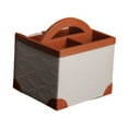 thumbnail image 2 of deevoka Compact Control Holder with 3 Compartments for Office Dresser Bedside, 2 of 9
