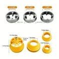 thumbnail image 3 of CNKOO Electric Drill Compatible PVC Pipe Threader Kit  PVC Pipe Threader Set with 3 Dies  1/2”  3/4”  1”  PVC Thread Maker Tool for Electric Drill - Plastic Pipe Tap Die Set  Pipe Threade, 3 of 7