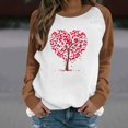 thumbnail image 1 of Meichang Chandails en Molleton pour Femmes Chandail en Molleton de la Saint-Valentin Femmes Chandail en Molleton Graphique Cœur Manches Longues Col Rond Pull de Vacances en Solde Cadeaux de la Saint-Valentin, 1 of 4