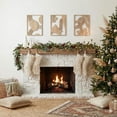 thumbnail image 3 of Modern Wooden Wall Sculptures - Set Of 3 Home Decor Accent Large Art For Living Room  Bedroom Office Easytallation (oak Medium Abstract Shapes), 3 of 8