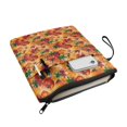 thumbnail image 3 of HELLHERO Zipper Bag Gift Bag Easy Carry Book Case with Zipper Polyester Fabric Protector Wrap Bag Decorative Design for Bible Librarian 11.4 Inch X 8.66 Inch, Autumn Pumpkin Leaves, 3 of 8