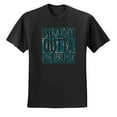 thumbnail image 2 of Straight Outta Philadelphia PHI Fan | Fantasy Football | Mens Sports Graphic T-Shirt, Black, Small, 2 of 4