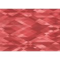 thumbnail image 1 of Ahgly Company Tapis d'Intérieur Rectangulaires Transitionnels Rouges Lavables à la Machine, 2 Pieds x 4 Pieds, 1 of 7