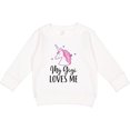 thumbnail image 2 of Inktastic My Gigi Loves Me Unicorn Girls Toddler Sweatshirt, 2 of 4