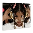 thumbnail image 2 of Stupell Industries Contemporary Trendy Girl with Gold Headphones Canvas Art, 20 x 16, by Franklyn Gregory, 2 of 8