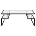 thumbnail image 2 of Evelyn&Zoe Zander 45" Wide Rectangular Coffee Table, Nickel, 2 of 12