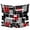 Red, variant on Red Black Geometric Large Tapestry for Bedroom Wall Hanging Tapestry, Modern Color Block Abstract Ceiling Backdrop Tapestries Poster Blanket Wall Decor for Teens Room Living Room Dorm 100" x 59"