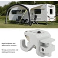 thumbnail image 2 of HUGFEGWE RV Awning Rafter Rivet, Heavy Duty Awning Lower Rafter Claw Satin Aluminum Fit for Dometic Sunchaser II Awning Replacement, Sunchaser Awning Parts, Easy to Install U2536-14921, 2 of 9