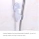 thumbnail image 2 of Toystoory Soporte de cabezal de ducha montado en la pared para baño, soporte de boquilla ajustable móvil sin perforaciones, Pedestal de baño para Juegos de accesorios de baño Blanco Toystoory JJ14711-01B, 2 of 6