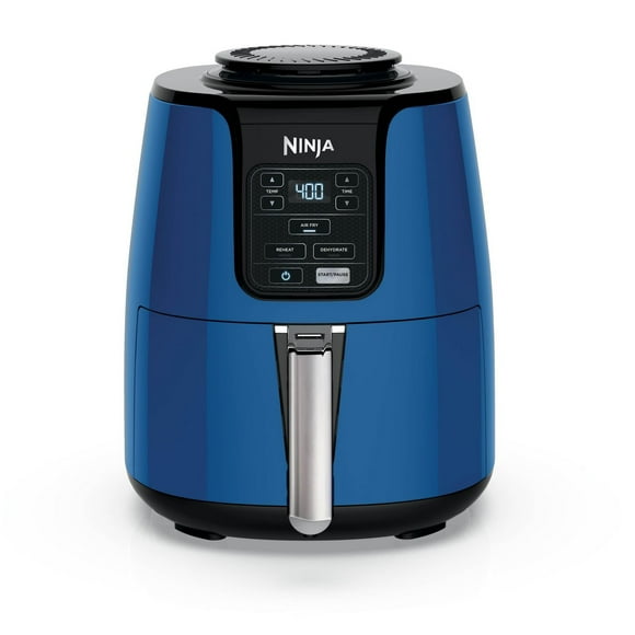 Ninja Air Fryer, 4-Qt Capacity, Non-Stick, Air Fry, Roast, Reheat, Dehydrate, Navy Blue, AF100CNV