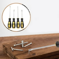 WRITWAA Nail Extractor Tool Set, Black Galvanized Steel Nail Puller for Carpenters, Nail Removal, 4 Pieces