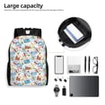thumbnail image 6 of Fotbe Summer Stamp Travel Laptop Backpack, Business Slim Sturdy Laptops Backpack, Water Resistant College School Computer Bag Gift for Men & Women Fits 15.6 Inch Notebook, 6 of 8