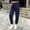 Navy, variant on NAISIBABY Girls Sweatpants with Pockets Elastic Waist Cofortable Slim Causal Joggers Pink Size 3 T