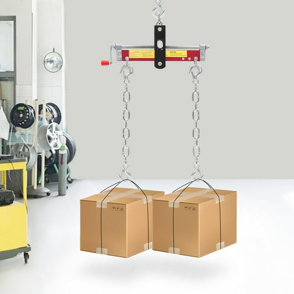 Folding Engine Hoist with 4409 lbs Capacity, Hydraulic Crane with Adjustable Positions, Portable and Easy to Store, Perfect for Workshops