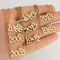 thumbnail image 5 of RSAMD Personalize Year Number Necklaces for Women Custom Year 1986 1993 1999 2003 2019-1993, 5 of 9