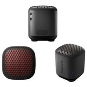 Philips Wireless Bluetooth Speaker Portable & Waterproof Outdoor Mini Speaker 8 Hrs Play Time, Black