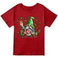 thumbnail image 1 of Hauts d'Été pour Femmes 2023 T-Shirts Imprimés Grande Taille Col Rond Imprimé Chat Manches Courtes Tee Graphique, 1 of 4