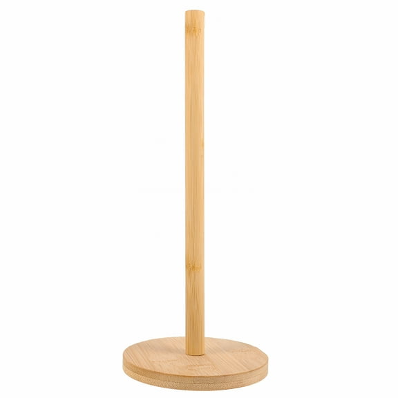 LAMIRO Paper Towel Holder Wooden Paper Towel&Toilet Tissue Stand for Kitchen&Bathroom,11.42"X4.53"X4.53"