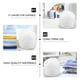 thumbnail image 4 of Bolsa de lavandería de 3 piezas, práctica bolsa de malla con cordón, organizador de ropa, color blanco, 4 of 7