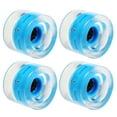 thumbnail image 1 of Ensemble Générique de 4 Roues de Planche à Roulettes en PU Bleu Lac avec Noyaux Magnétiques, 58 mm x 4,5 mm, Légères et Durables, 1 of 6