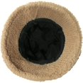 thumbnail image 5 of CoCopeaunts Simple Solid Color Bucket Hats for Men Plus Down Warm Basin Cap Hundred Lambswool Female Fishing Cap Winter Section, 5 of 8