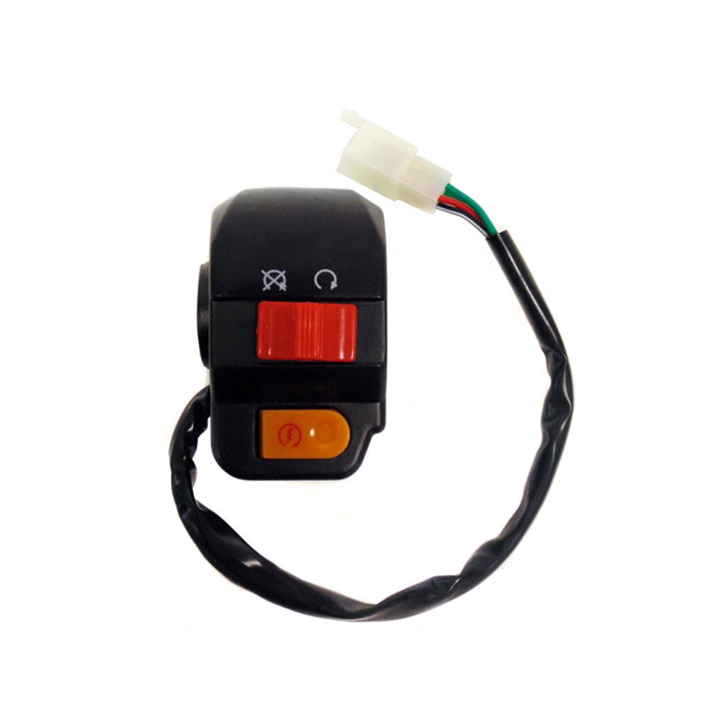 MMG Right Side RH Starter Switch (Electric Starter Button Plus Kill Switch) for Scooters 50cc 4 Wires/Pin Connector - Walmart.com