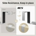 thumbnail image 3 of KES Over The Cabinet Door Towel Rack, 2 Pack Kitchen Towel Holder Over The Cabinet Door Towel Bar 18/8 Stainless Steel Brushed, 3 of 10