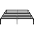 thumbnail image 7 of HOSSLLY 14'' Innovative Metal Platform Bed Frame, King,Black, 7 of 7