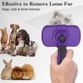 thumbnail image 6 of Swihauk Self Cleaning Slicker Brush - Skin Friendly Deshedding Grooming Tool for Dogs & Cats, Suitable for Shedding & Haired Pets, with Pet Supplies Accessories, Blue, 6 of 7