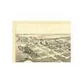 thumbnail image 4 of Historic Panoramic View - Wolfe City Texas - Fowler 1891 - Vintage Wall Art, 4 of 4