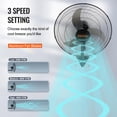 thumbnail image 3 of Ventilador de Pared VEVOR 20" Paquete de 2 Oscilante con 3 Velocidades, 3 of 9
