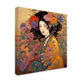 thumbnail image 4 of Canvas Wall Art - Tina Lavoie 'Art Nouveau Beauty XVII' Wall Art for Living Room, Bedroom, or Office Décor by Trademark Fine Art - 14 x 14 Inches, 4 of 4