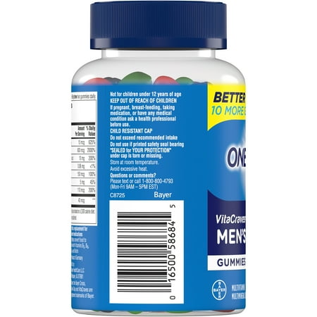 One A Day Men's Multivitamin Gummies, Multivitamins for Men, 80 Ct