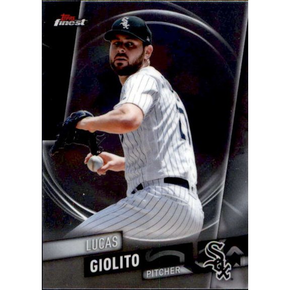Collectible 2019 Finest #60 Lucas Giolito Chicago White Sox MLB Baseball Trading Card