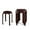 Dark Coffee, variant on QRKD Stackable Stools Set of 4, 18" Stacking Stools w/Anti-Slip Pads, Portable & Flexible Wooden Stools, Stackable Stools for Classroom, Kitchen, Classroom Stools for Students, Natural