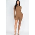 thumbnail image 4 of Ribbed Mock Neck Romper, 4 of 10