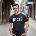 thumbnail image 2 of Riot T shirt Funny Shirts for Men National Novelty Sarcastic Adult Tees Humor Graphic Tees, 2 of 9