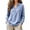 Light Blue, variant on MEICHEN Cotton Linen Tops for Womens Casual Neck Short Sleeve Blouses Embroidery Loose Shirts Summer Essentials Tops for Women