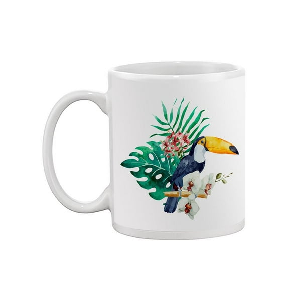 Toucan And Leaves Mug - Image by Shutterstock,