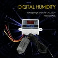thumbnail image 2 of Digital Humidity Controller Hygrometer Control Switch 0~99%Rh Hygrostat With Sensor AC220V, 2 of 6