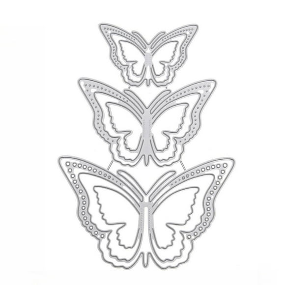 pitrice 3D Butterfly Metal Die Cuts Scrapbooking And Card Making Butterfly Frame Cutting Dies Cut Cardstock