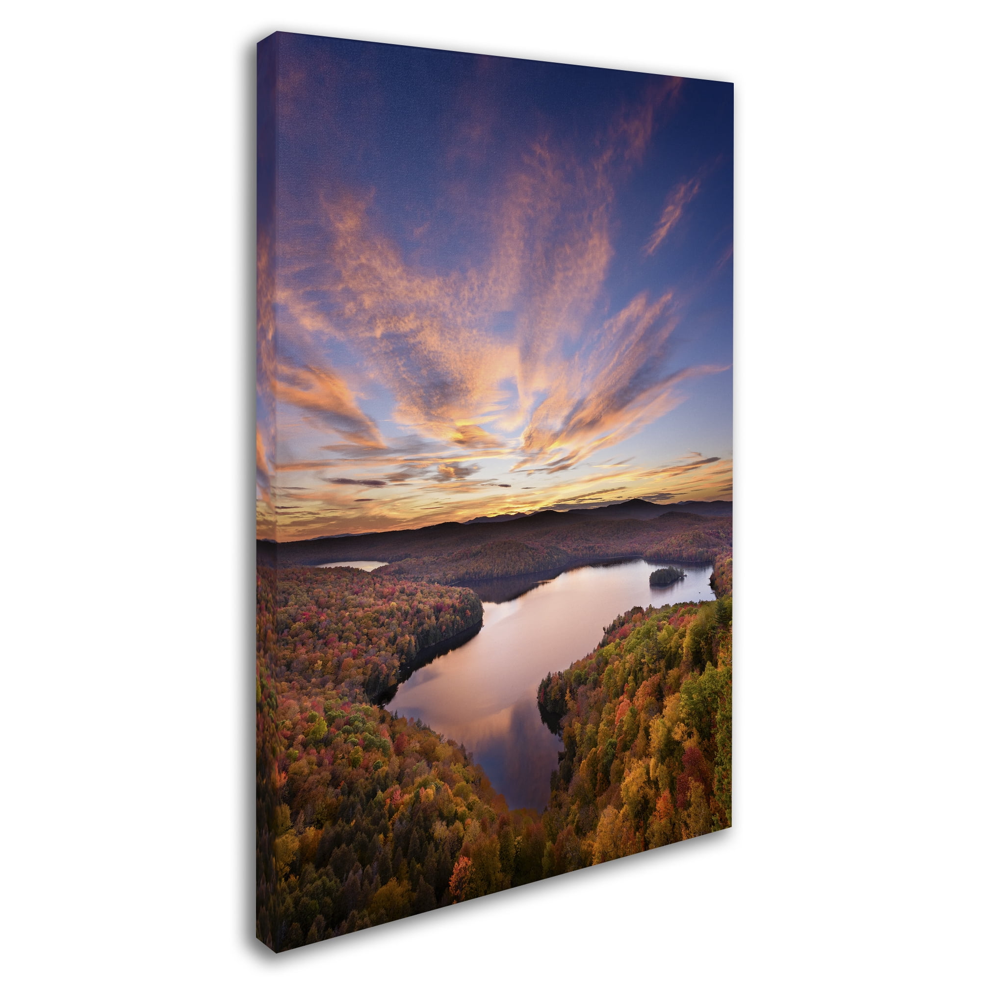 Trademark Fine Art "View from the Ledge" Canvas Art by Michael Blanchette Photography