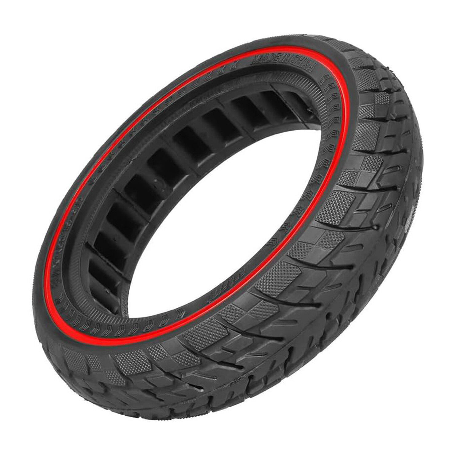 2PCS 8.5 Inch Solid Tire 8 1/2x2 Honeycomb Tires for Electric Scooter 50/75-6.1 Front and Rear Replacement Off-Road Tire with 2 Steel Levers