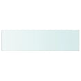 thumbnail image 2 of vidaXL Shelves 2 pcs Panel Glass Clear 110x30 cm, 2 of 2