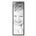 thumbnail image 2 of ArtToFrames 16" x 49" Black Square with Gold Beads Picture Frame, 16x49 inch Black Wood Poster Frame (WOM-5021),  Pack, 2 of 7