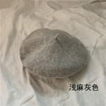 thumbnail image 6 of SikaFu Breda Hat Female British Retro Autumn And Winter Day Is Wool Painter Hat Ladies Beilei Hat Versatile Korean Version, 6 of 9