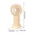 thumbnail image 3 of XGFHYJEH Hand Held Fan, Mini Fan Handheld, Hand Held Fan Rechargeable, Portable Folding Hand Held Cooling Fan, 3 of 7