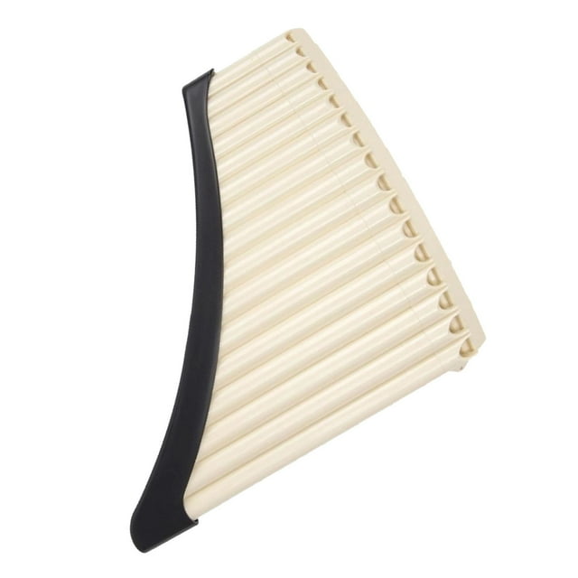 Shengyu Pan Flutes Resin Folk Musical Instrument Gift Musical beige Pipes Lover 16 Music for beige 16 Pipes